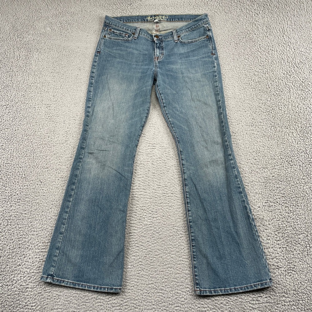 Abercrombie & Fitch Jeans Womens 12R Blue Madison Bootcut Stretch Y2K Low Rise